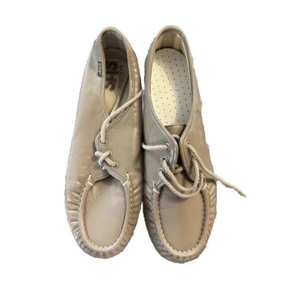 SAS Walking Shoes Comfort Women's Sz 10 Slinder Tan Leather Made in USA - Picture 1 of 4